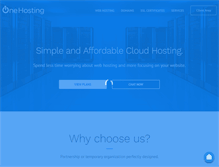 Tablet Screenshot of onehosting.com